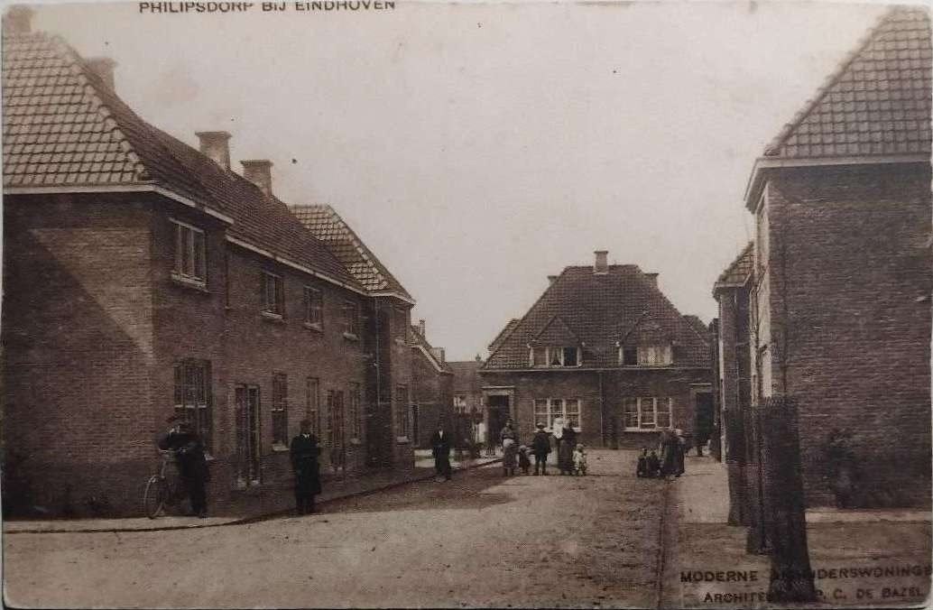 Prentbriefkaart 1919 - Philipsdorp Eindhoven (De Bazel), Verzamelen, Ophalen of Verzenden, Voor 1920, Ongelopen, Noord-Brabant