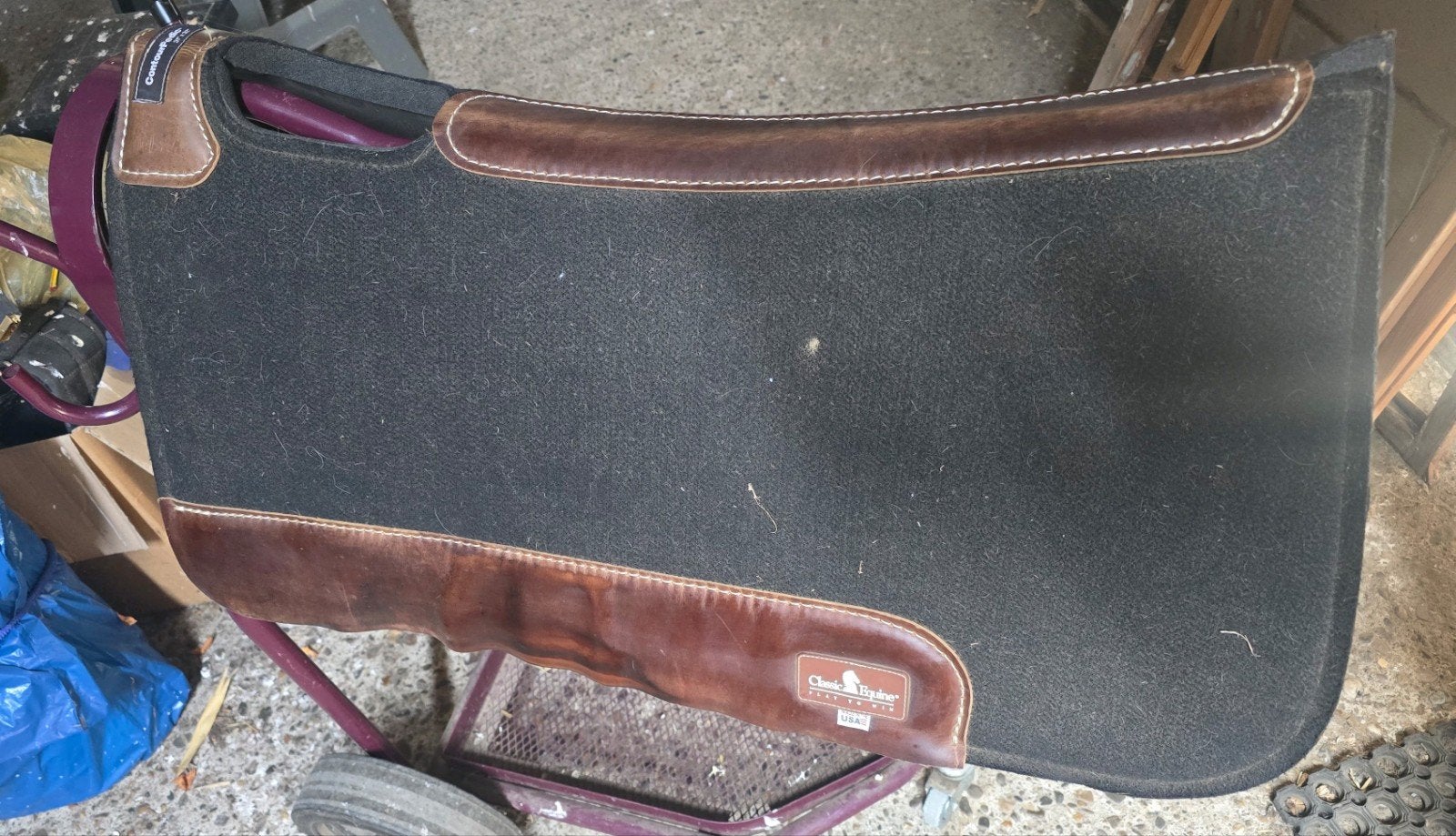 Westernpad Classic Equine, Ophalen of Verzenden, Gebruikt, Zwart, Zadelpad