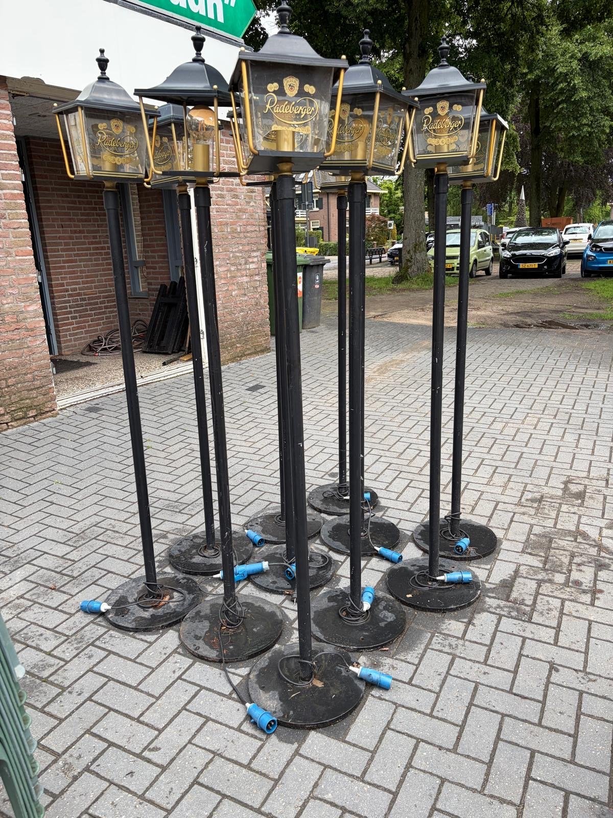 9 Radeberger staande lampen in goede staat, Ophalen of Verzenden, Zo goed als nieuw