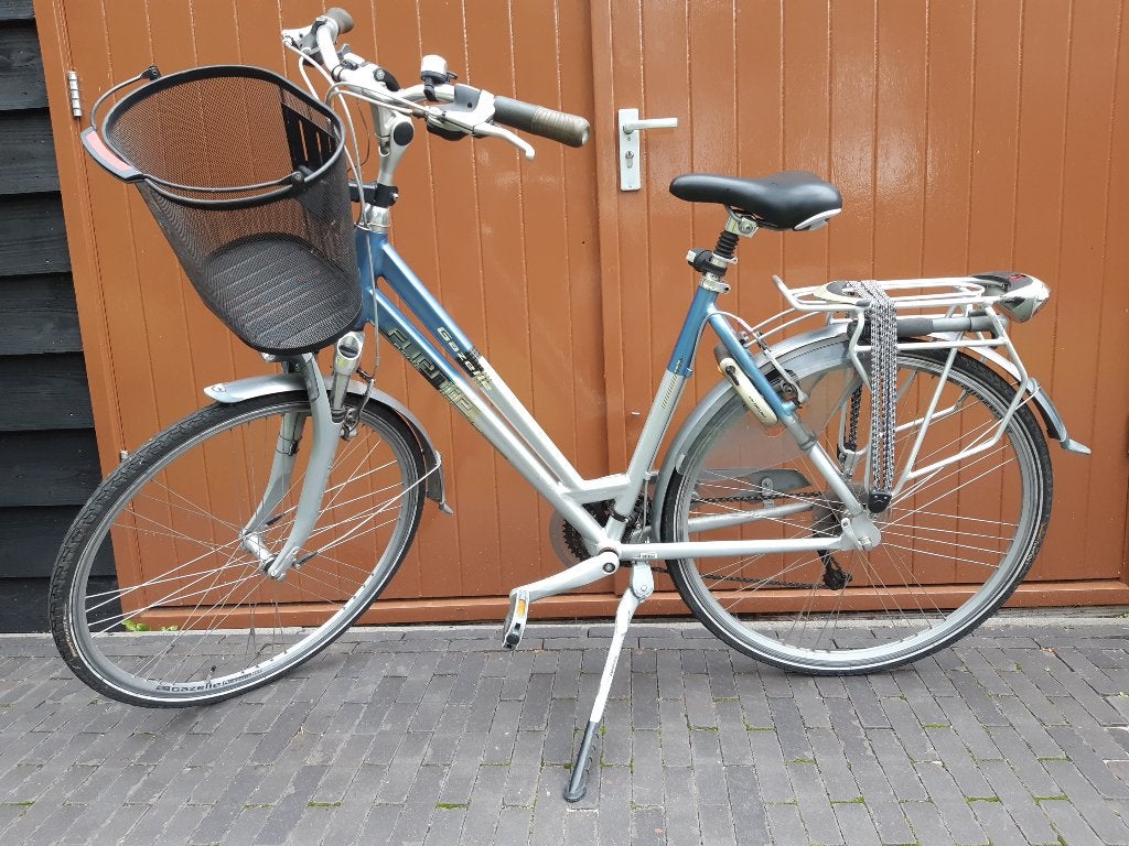 Gazelle damesfiets Fuente, Ophalen, Gebruikt, Velgrem, Versnellingen