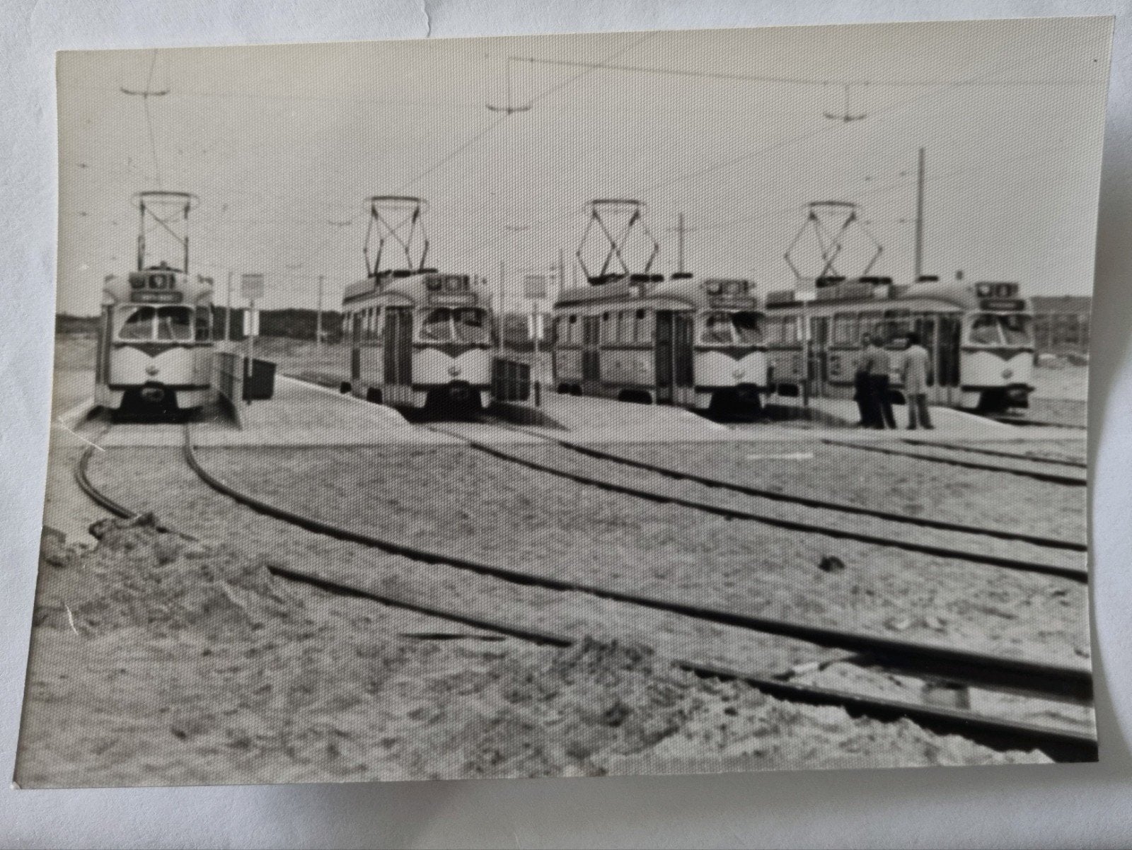 1386.Foto Zwarte Pad Scheveningen met PCC trams, Ophalen of Verzenden, 1960 tot 1980, Zo goed als nieuw, Overige onderwerpen