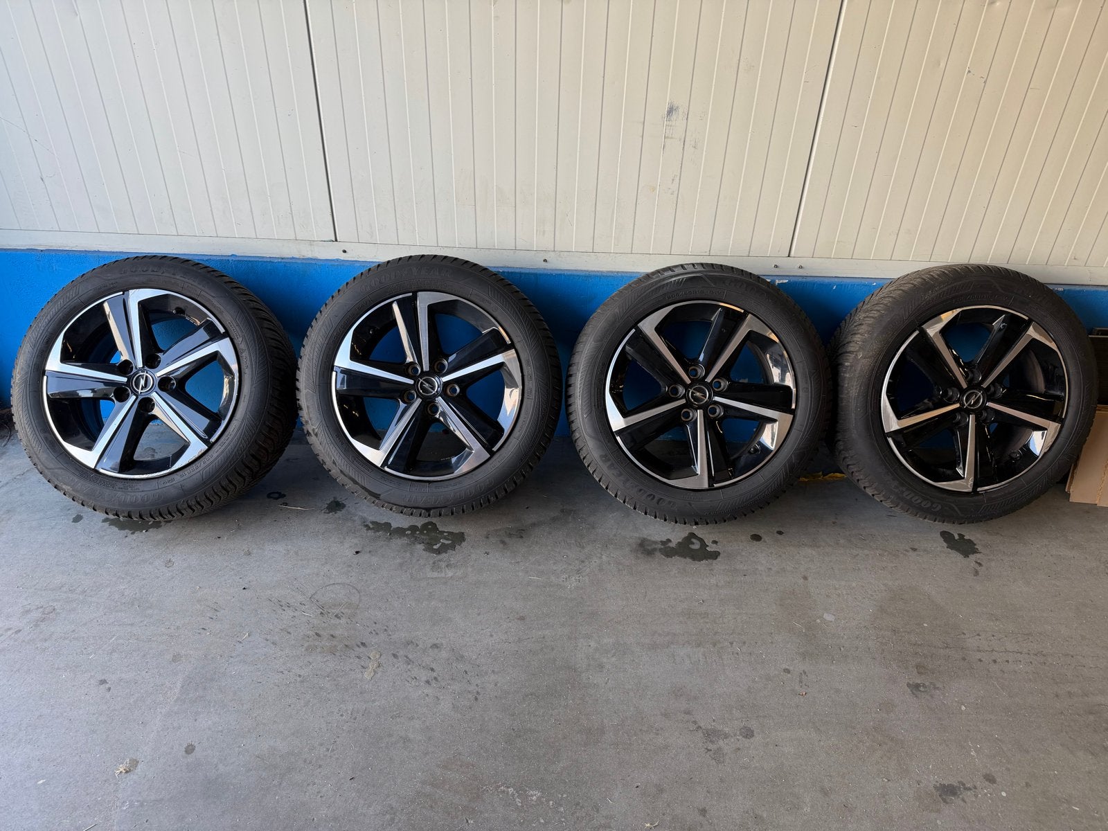 Opel Astra L 16 inch originele velgen + banden 205/55/16, Gebruikt, Velg(en), 16 inch, All Season