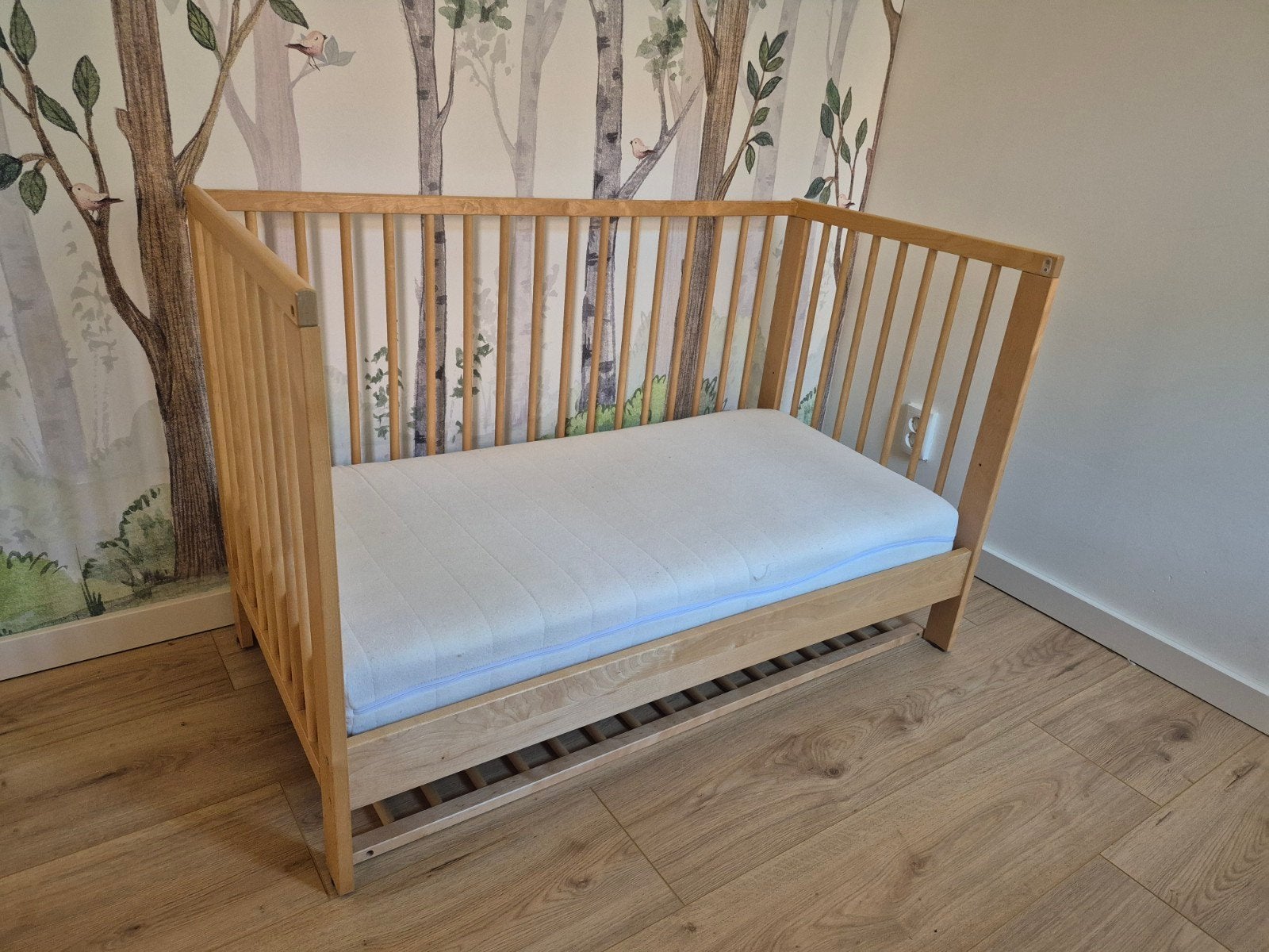 ikea Sniglar ledikant, Lattenbodem, Gebruikt, Ophalen of Verzenden, Minder dan 140 cm