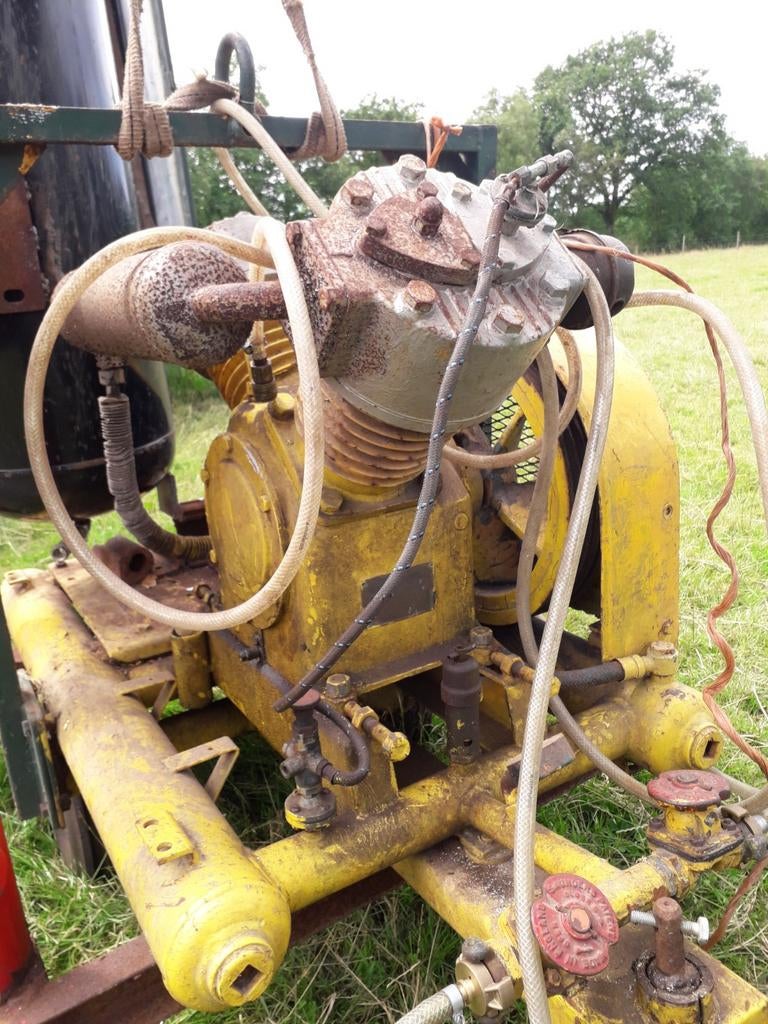 Zware compressor achter trekker alasco copper, Ophalen of Verzenden