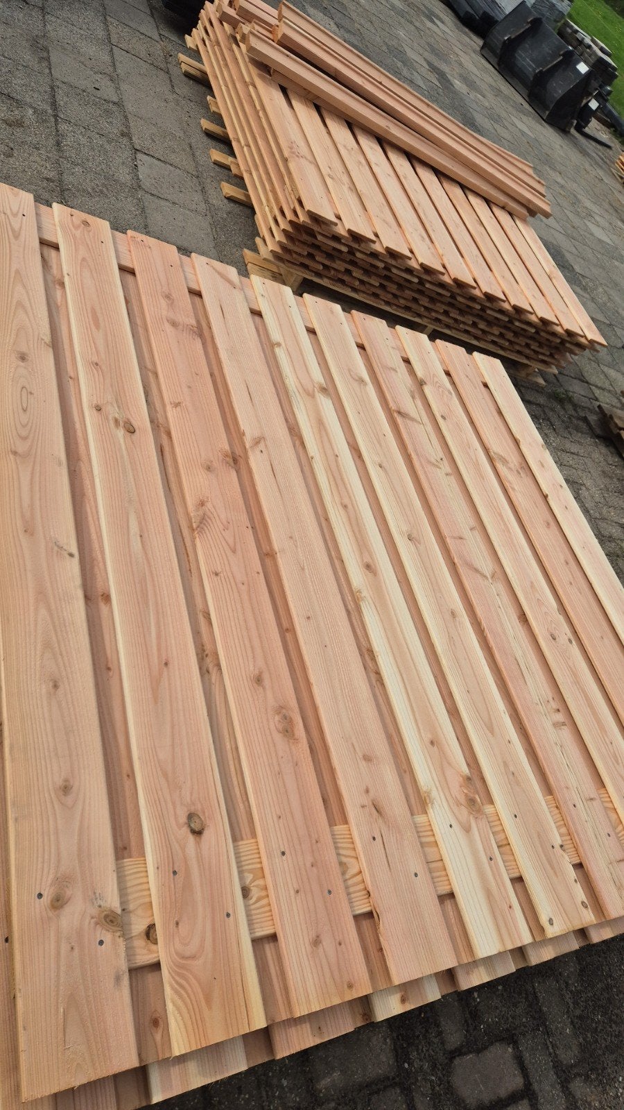 hoge kortingen douglasschermen, Tuin en Terras, Ophalen of Verzenden, Hout, Minder dan 3 meter, 1 tot 2 meter