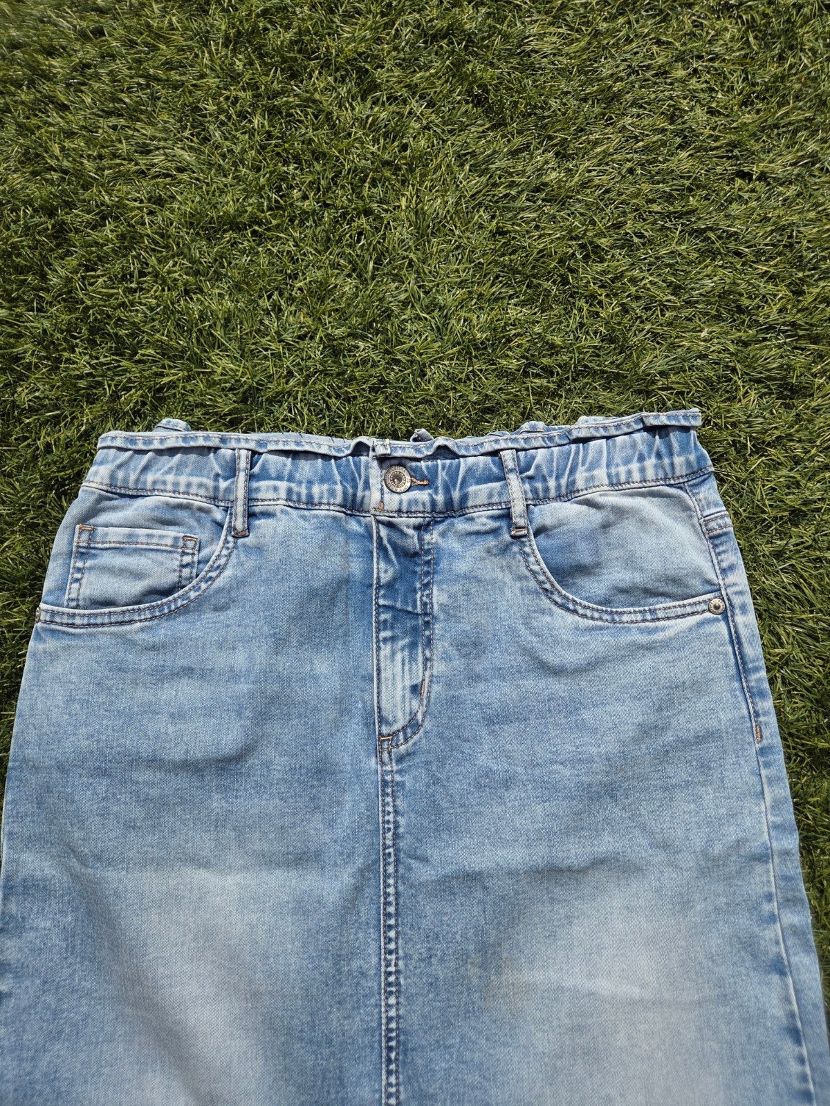 jeans rok maat M, Maat 38/40 (M), Geisha, Blauw, Ophalen of Verzenden