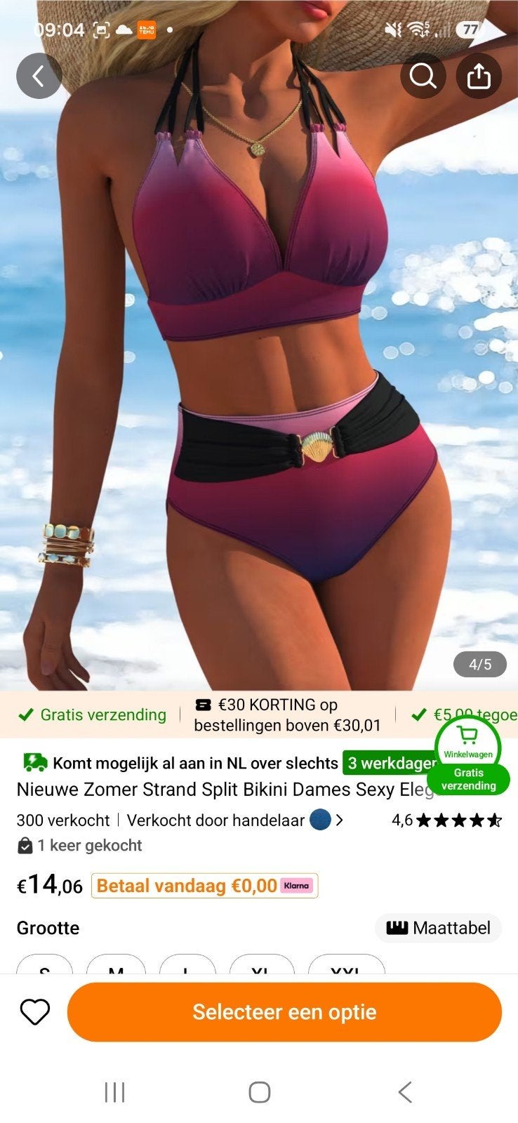 Bikini maat M, Ophalen of Verzenden, Nieuw, Bikini