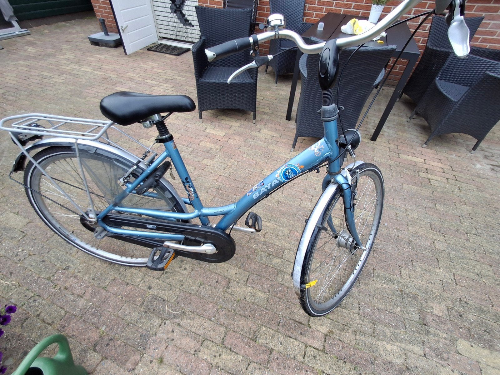 damesfiets, Ophalen, Terugtraprem, Gebruikt, 47 tot 50 cm