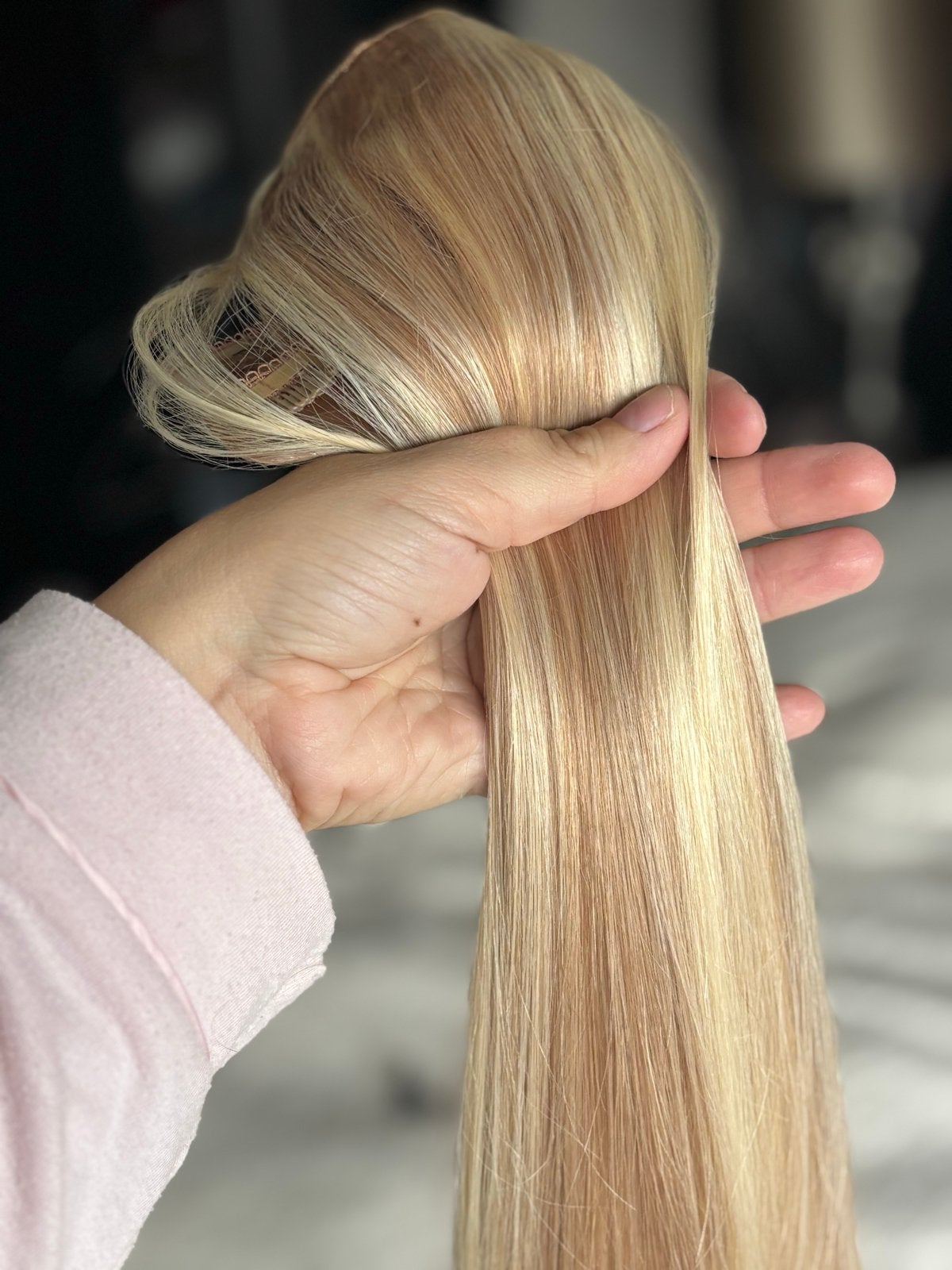 Human hair extensions 180g | Glamour your hair, Verzenden, Nieuw, Pruik of Haarverlenging