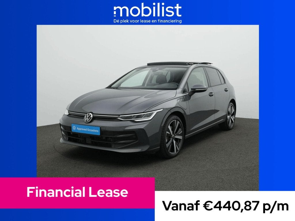 Volkswagen Golf 1.5 eHybrid 204 pk Life Edition (bj 2025), 4 cilinders, Bedrijf, 1700 kg, Zilver of Grijs