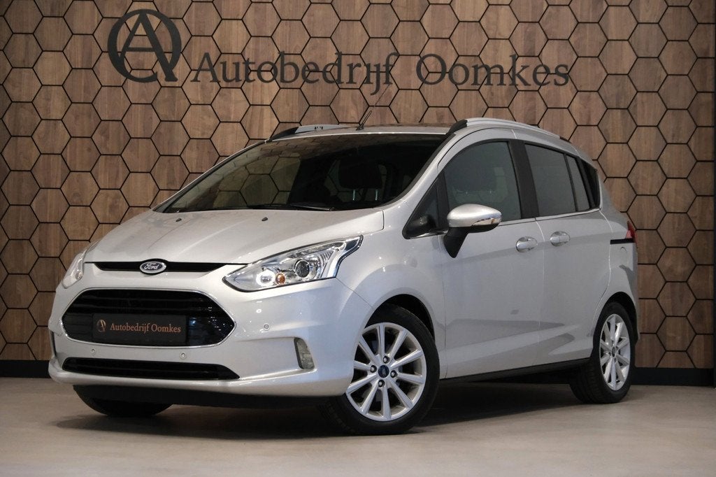 Ford B-Max 1.0 EcoBoost Titanium *PANORAMADAK* 2 x Schuifdeu, Auto's, Ford, Bedrijf, Te koop, B-Max, ABS, Achteruitrijcamera, Airbags