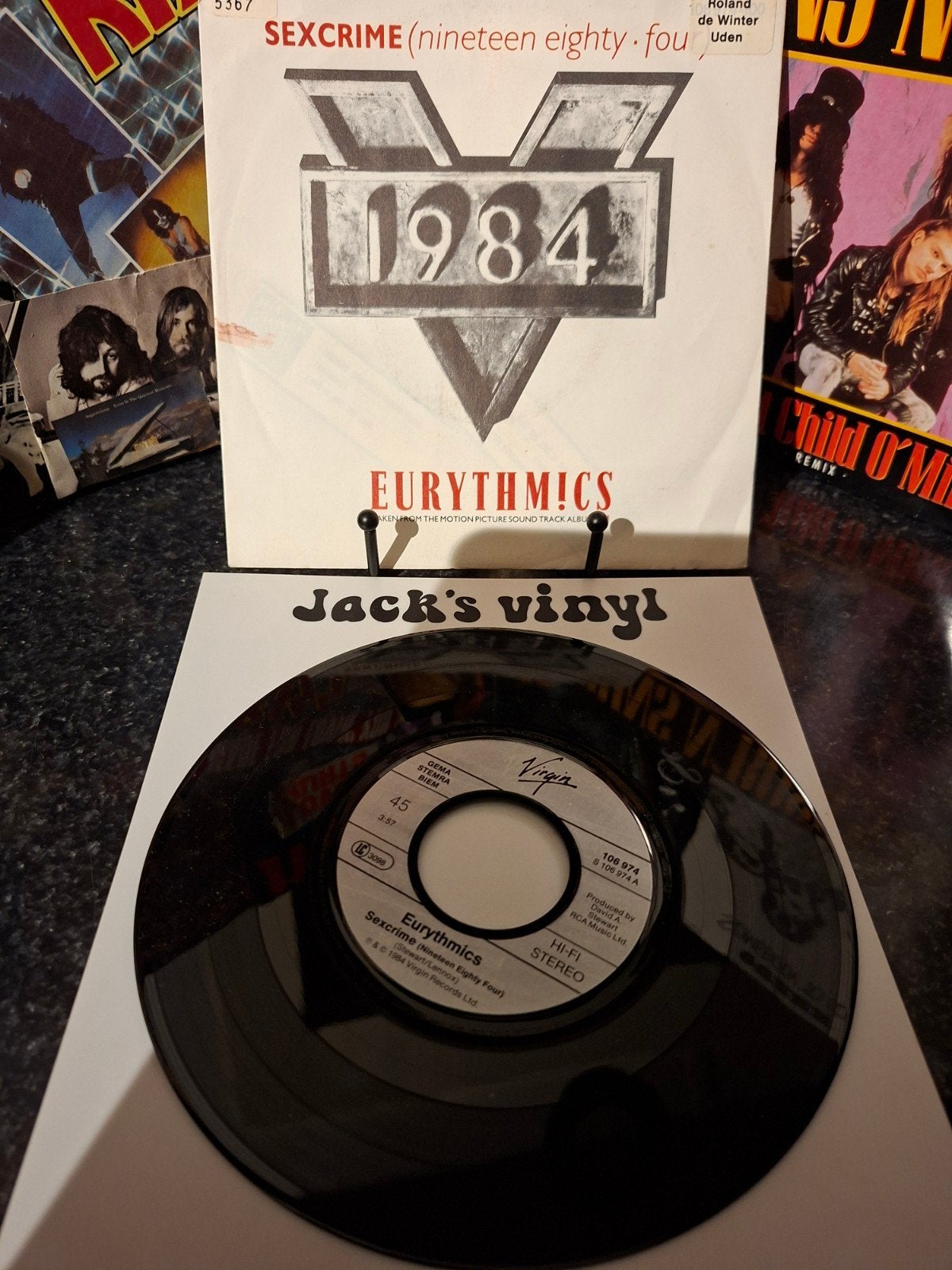 Eurythmics - Sexcrime (Nineteen Eighty-Four) 7 inch 1984, Gebruikt, Pop, 7 inch, Ophalen of Verzenden