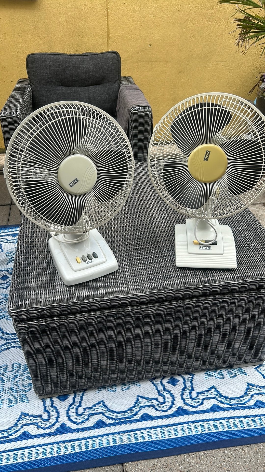 Tafelventilator SMC €20 per stuk, Ophalen of Verzenden, Zo goed als nieuw, Tafelventilator