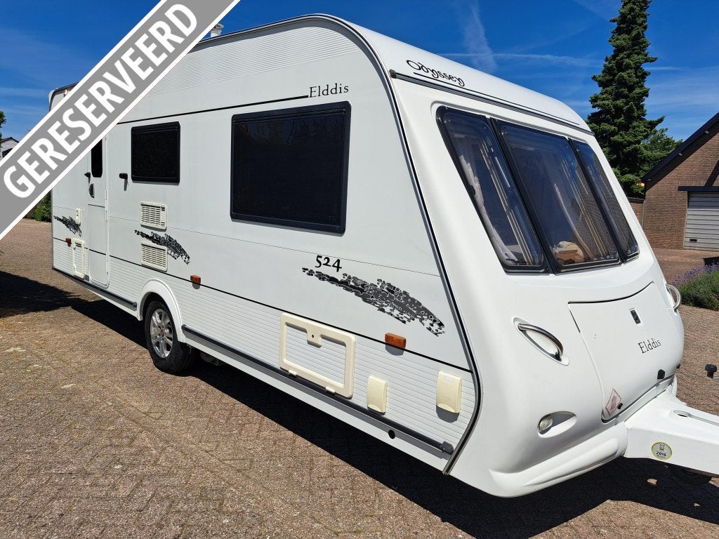 Elddis Odyssey 524 VERKOCHT VERKOCHT, Schokbreker, Elddis, Bedrijf, Treinzit