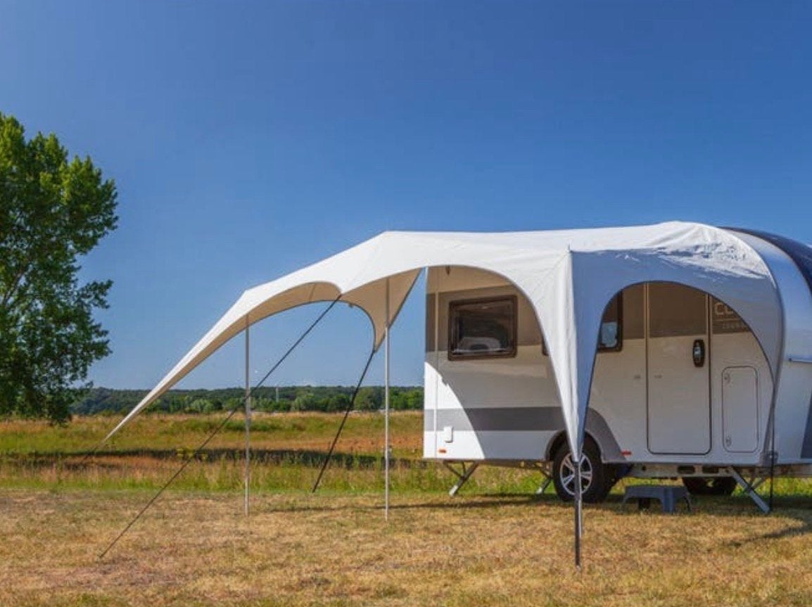 Campooz trekking luifel 275 cm, Ophalen, Zo goed als nieuw