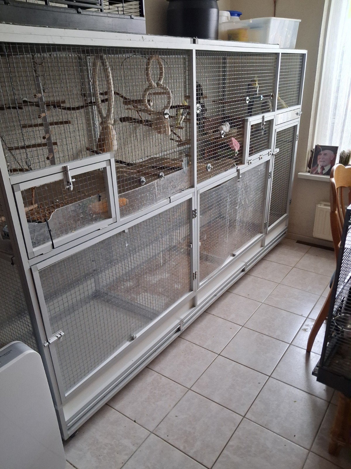 kamer voiliere, Ophalen, Gebruikt, Aluminium, Volière
