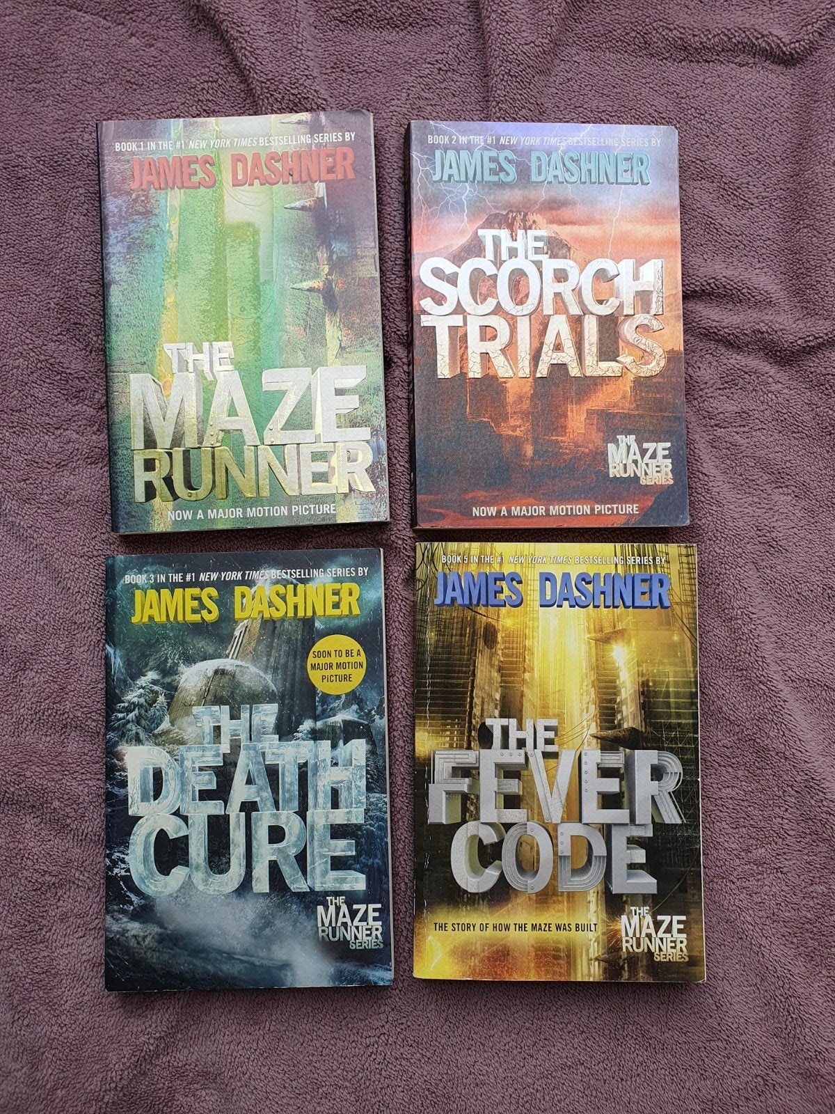 The Maze Runner Serie - 4 boeken van James Dashner, Ophalen of Verzenden, Gelezen, James Dashner