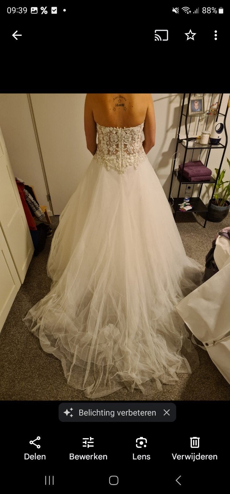 Pronovias bruidsjurk Model Nix, Trouwjurk, Overige kleuren, Pronovias, Nieuw