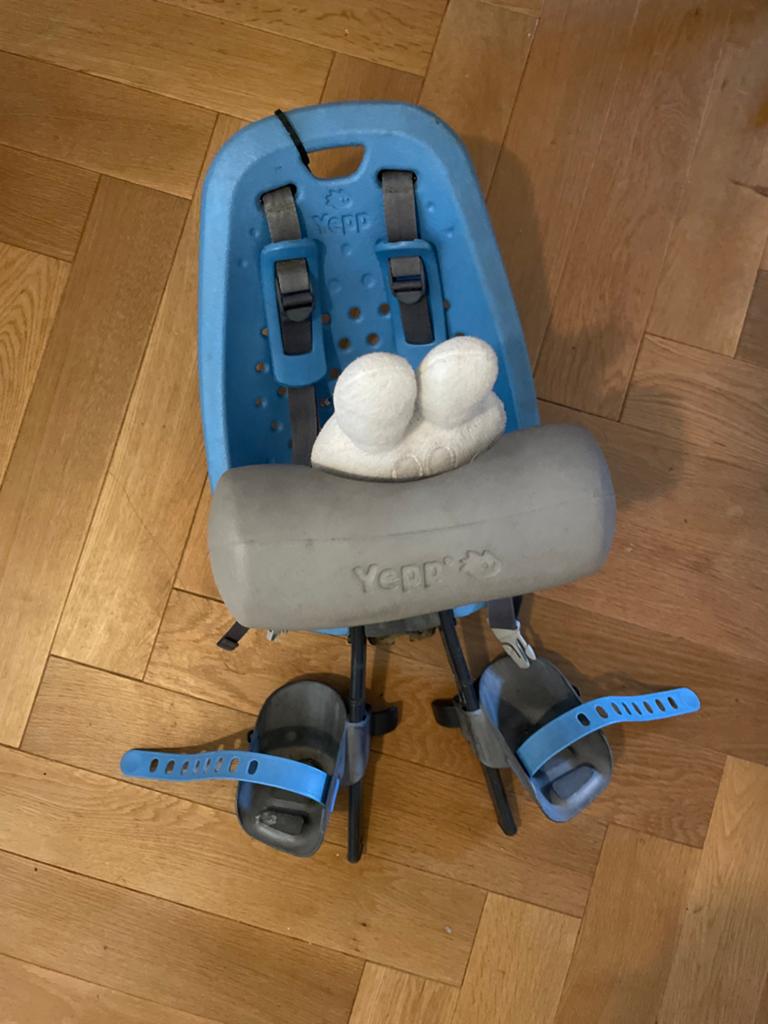 Yepp kinderzitje voor, Ophalen, Gebruikt