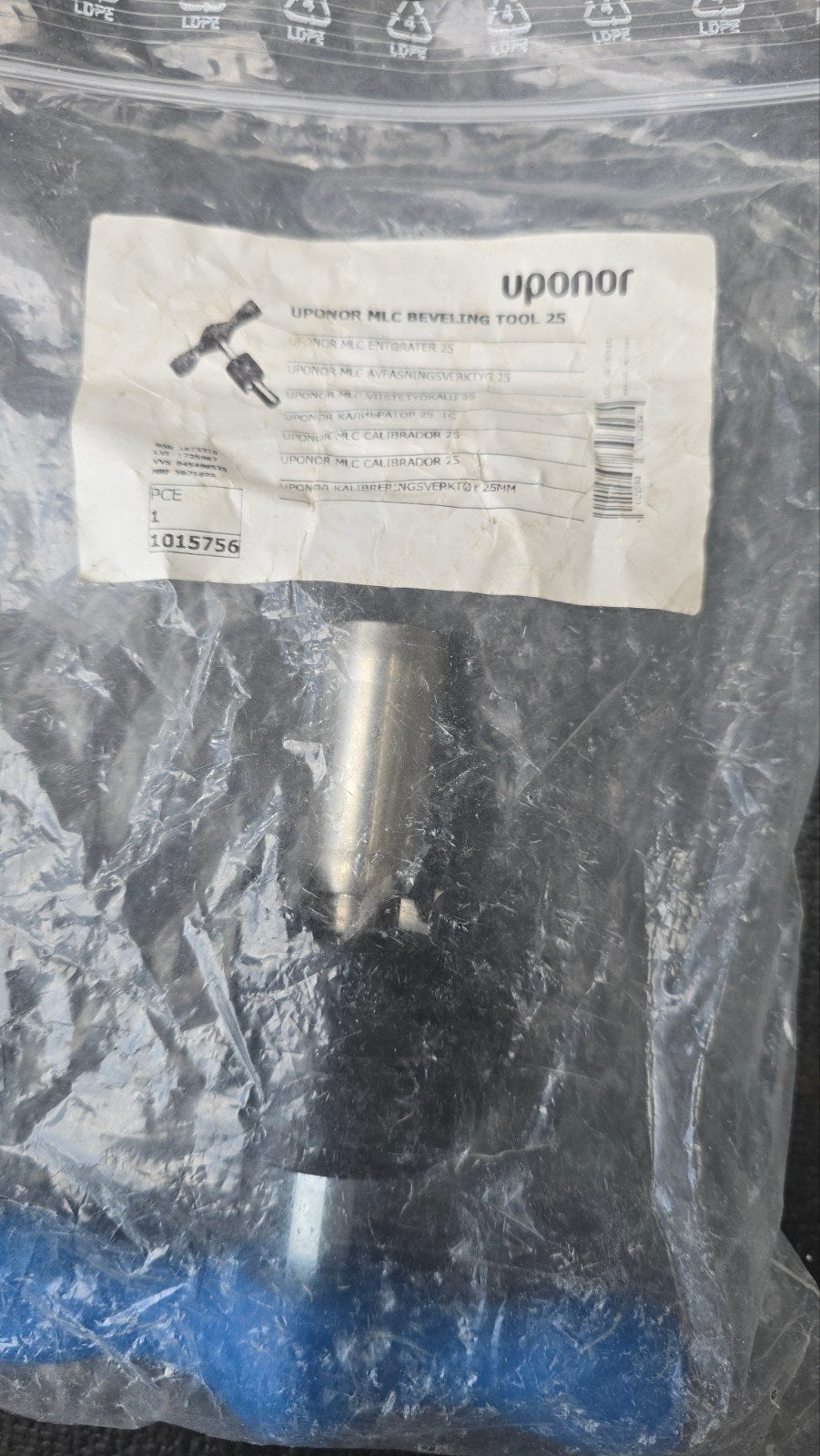 Uponor MLC Afschuin- en Kalibreergereedschap 25mm, Ophalen of Verzenden, Nieuw, Overige typen, Overige merken