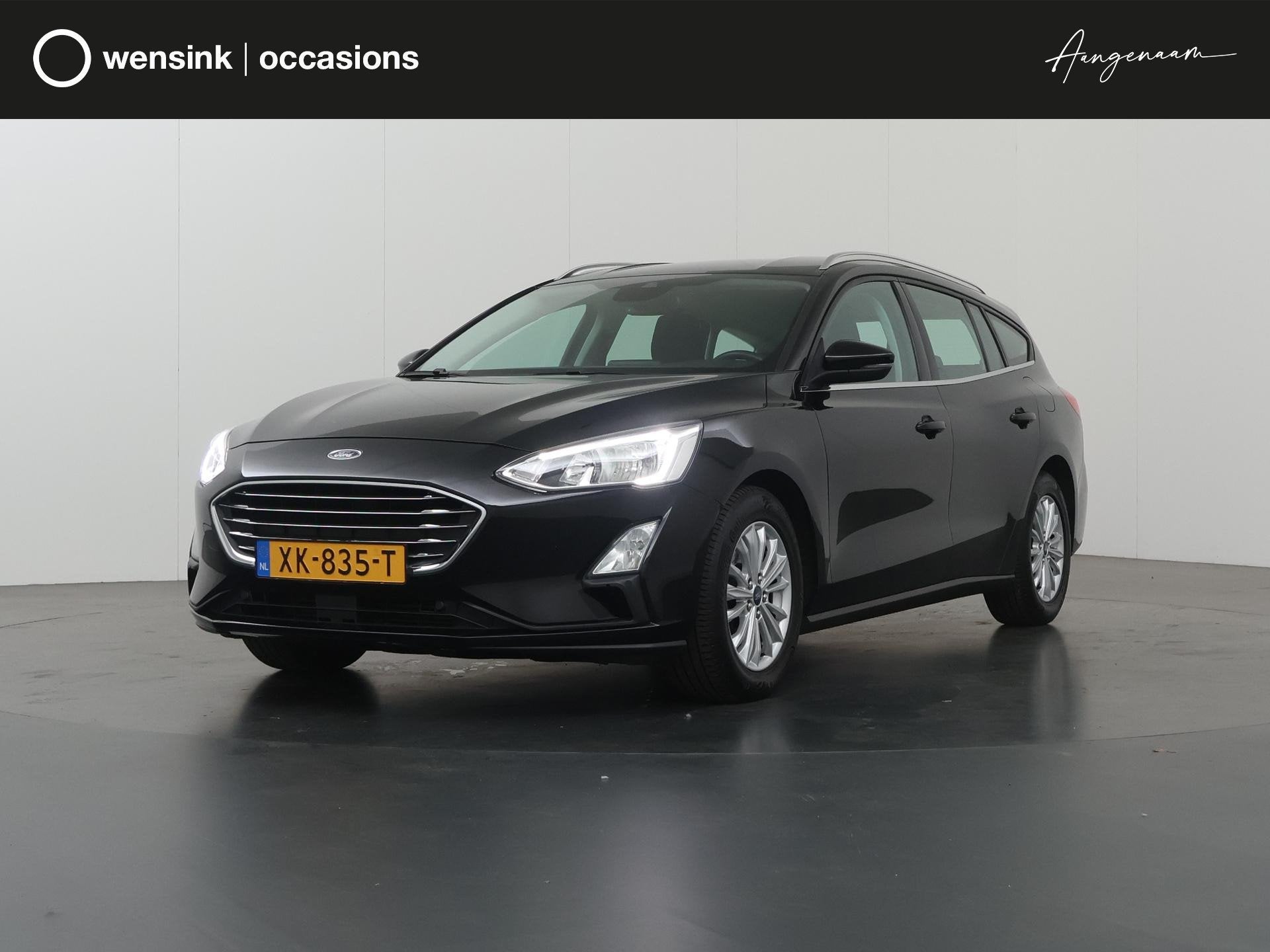 Ford Focus Wagon 1.0 EcoBoost Titanium Business | Navigatie, Auto's, Ford, Gebruikt, Euro 6, 1283 kg, Automatische klimaatregeling