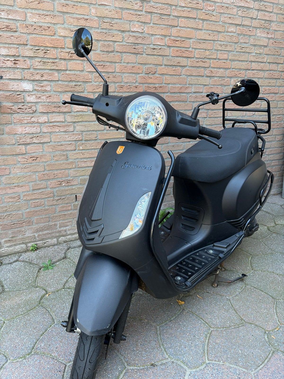 La Souris Sourini Scooter Mat Zwart  - Inclusief Accessoires, Ophalen, Gebruikt