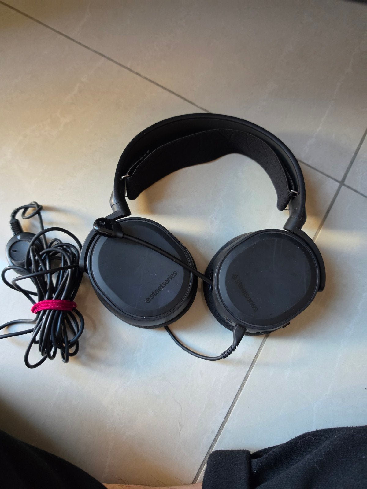 steel series 5 headset, Computers en Software, Ophalen, Zo goed als nieuw, Gaming headset, Bedraad