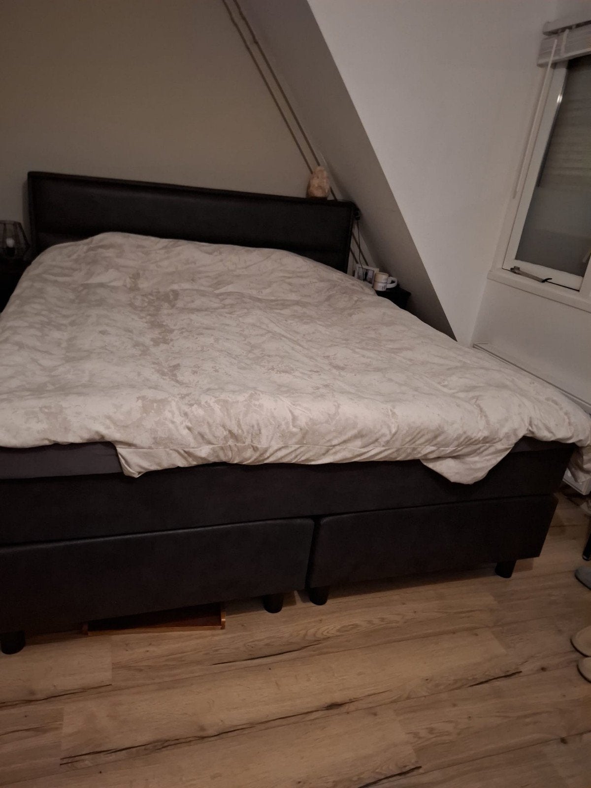 Boxspring 180x210 cm, Ophalen, Gebruikt, 210 cm, Tweepersoons