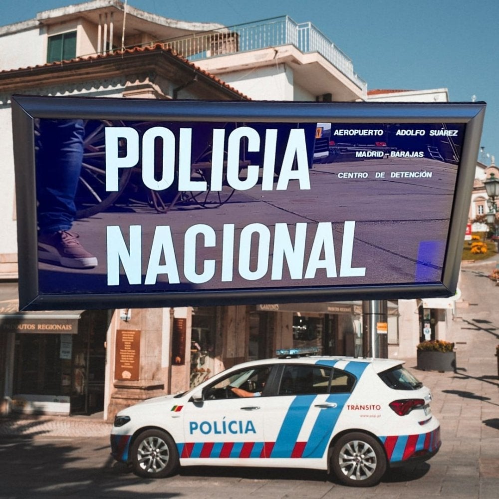 Tof bord voor de mancave, kidsroom, enz. Policia Nacional🚨, Reclamebord, Gebruikt, ., Ophalen of Verzenden