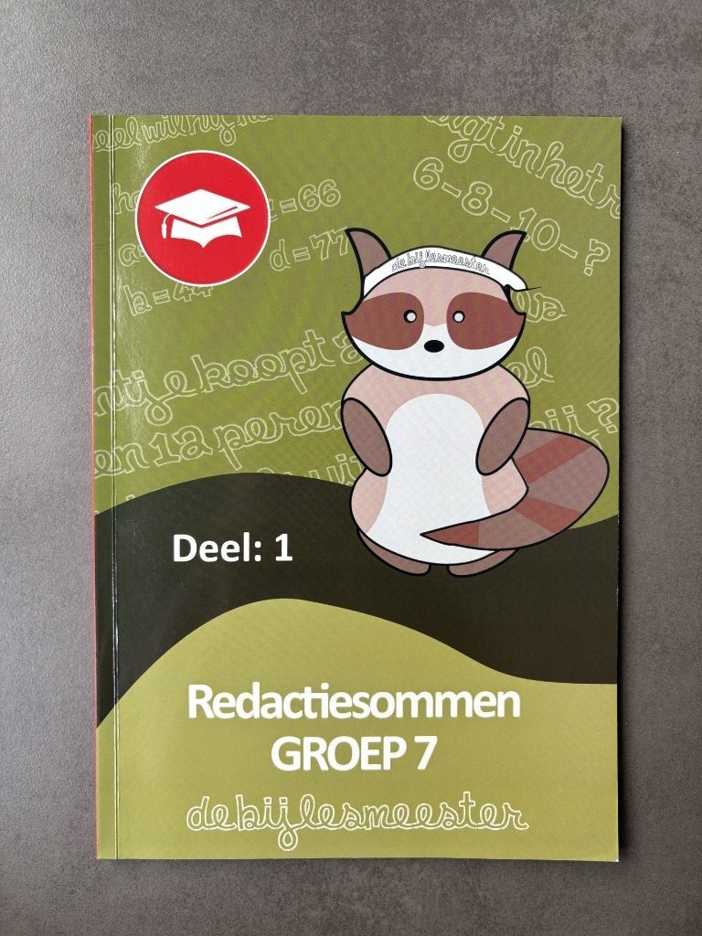 Redactiesommen Groep 7 deel 1- de bijlesmeester, Overige vakken, Zo goed als nieuw, Overige niveaus, De bijlesmeester