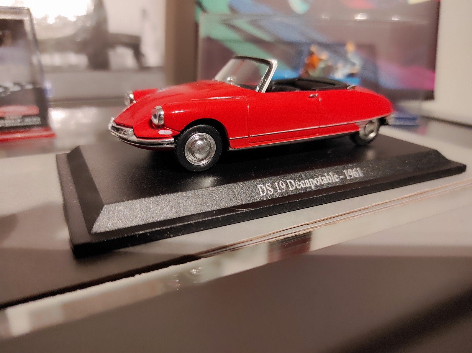 Citroën DS 19 cabriolet rood 1961 in blisterverpakking, Ophalen of Verzenden, Auto, Overige merken