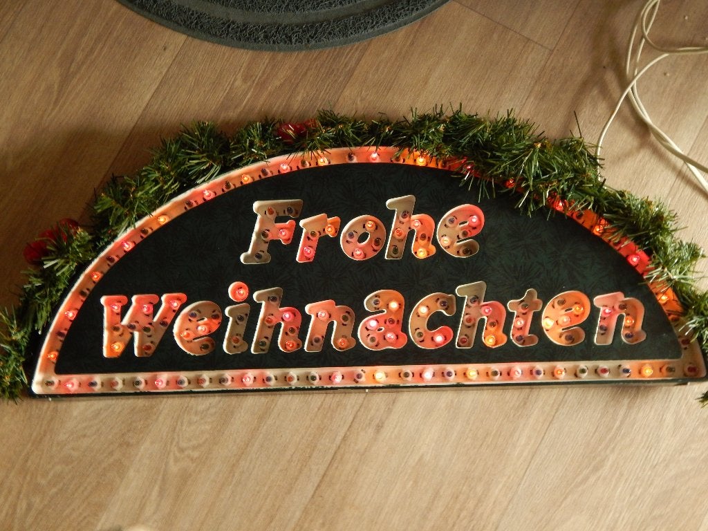 Vintage kerst lichtbak , duits, Antiek en Kunst, Ophalen