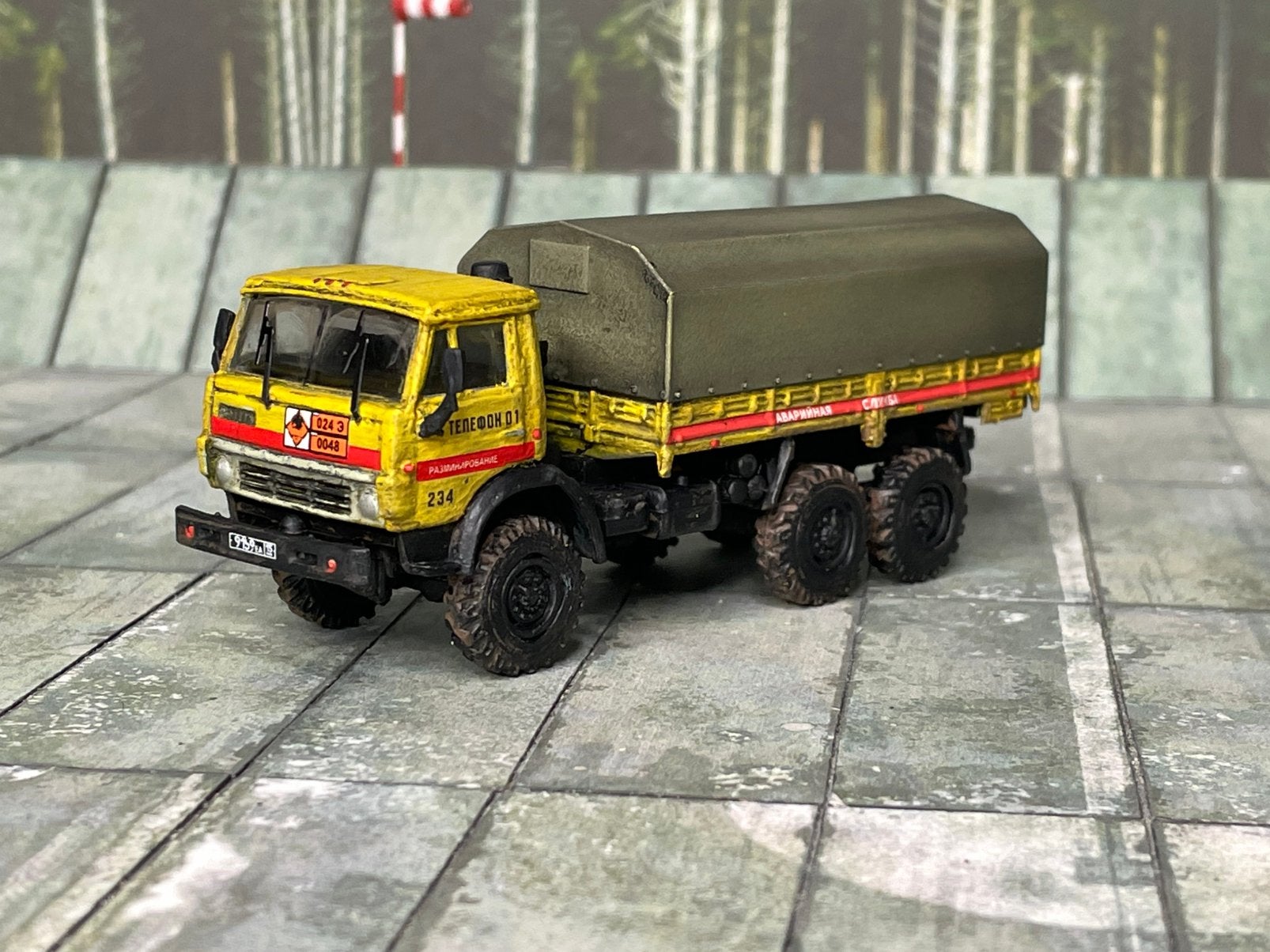 Legion Models Code 3.3 | Kamaz 43101 Emergency Unit Truck, 1:50 of kleiner, Nieuw, Truck, Diecastdiorama