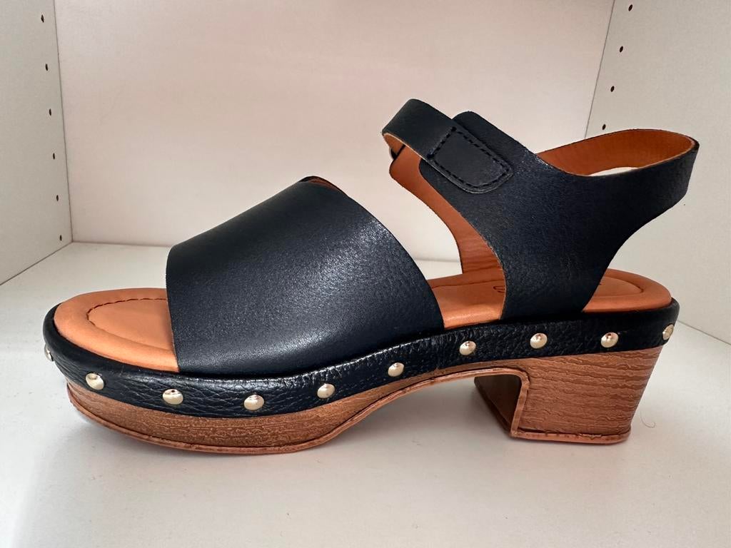 Nieuw DWRS in doos zwart leer sandalen klompje muiltje mt 36, Kleding | Dames, Schoenen, Verzenden, Nieuw, Zwart, Sandalen of Muiltjes