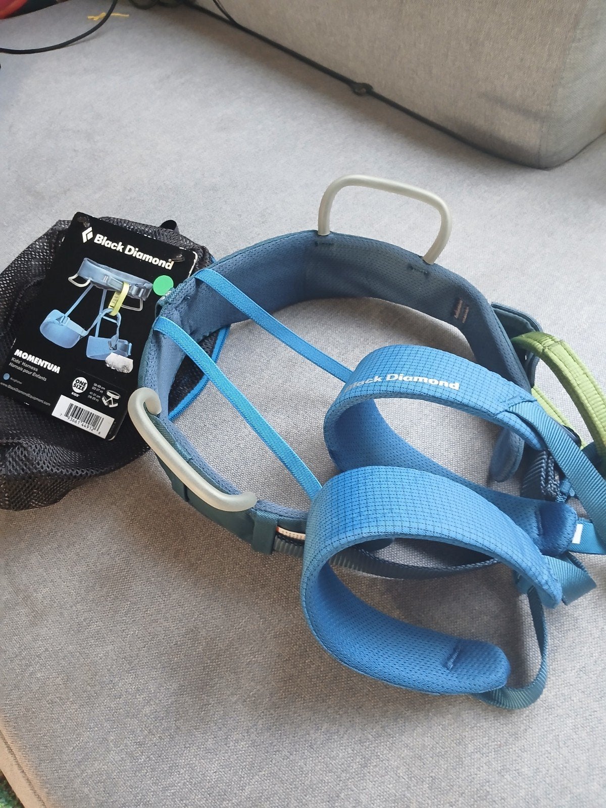 Ongebruikte Black Diamond kinder-klimgordel 55-69cm, Ophalen of Verzenden, Nieuw, Klimsport-accessoire