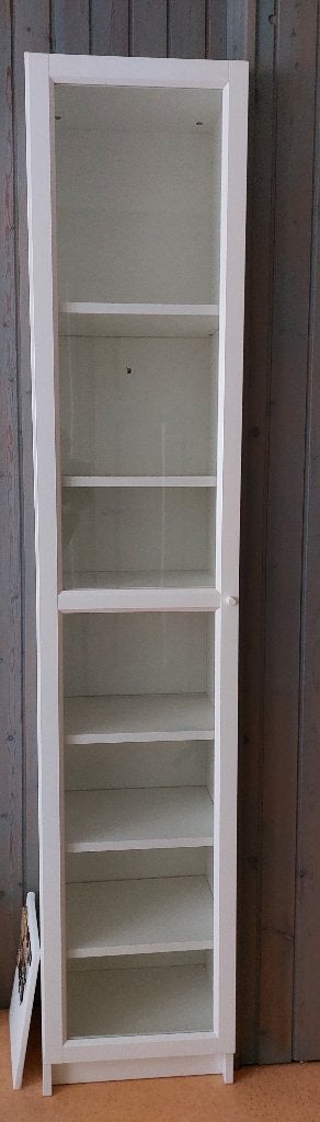 Ikea kasten Billy/Oxberg wit 2 stuks, Ophalen, 200 cm of meer, 50 tot 100 cm, 25 tot 50 cm