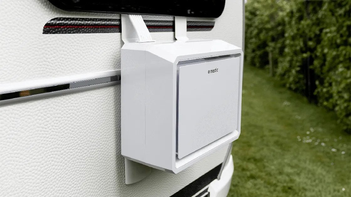 Te huur: Mestic SPA-3000 mobiele airco caravan/camper, Ophalen, Zo goed als nieuw