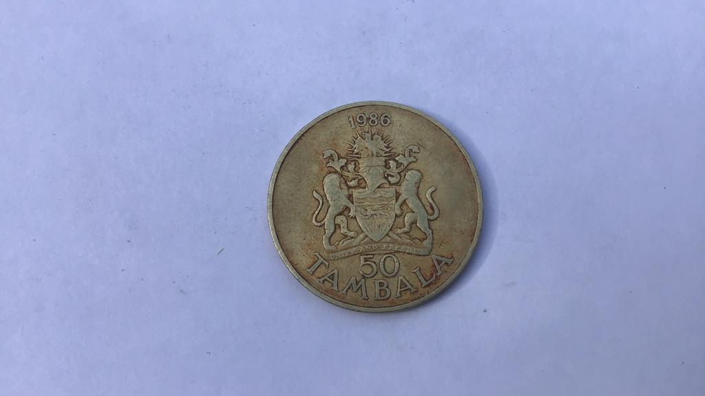 Malawi 50 tambala 1986., Ophalen of Verzenden