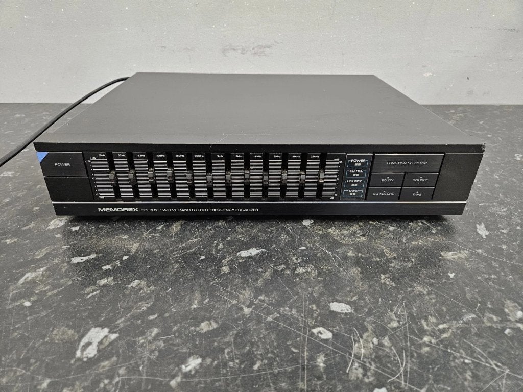 Vintage Memorex EQ-302 Stereo Equalizer, Overige merken, Gebruikt, Ophalen of Verzenden, 120 watt of meer
