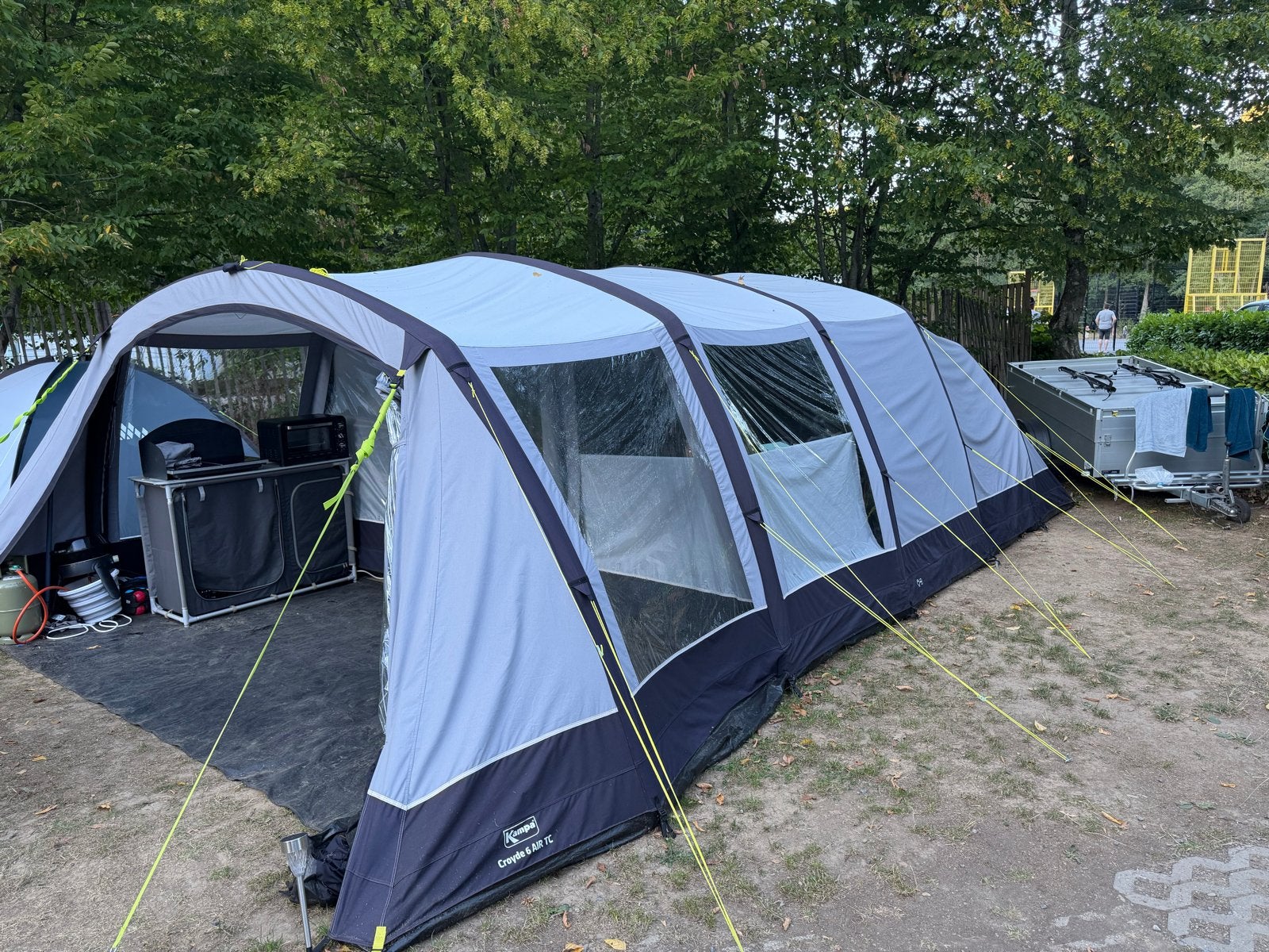 Kampa Croyde 6 Air TC - Opblaasbare tunneltent, Ophalen, Gebruikt, Tot en met 6