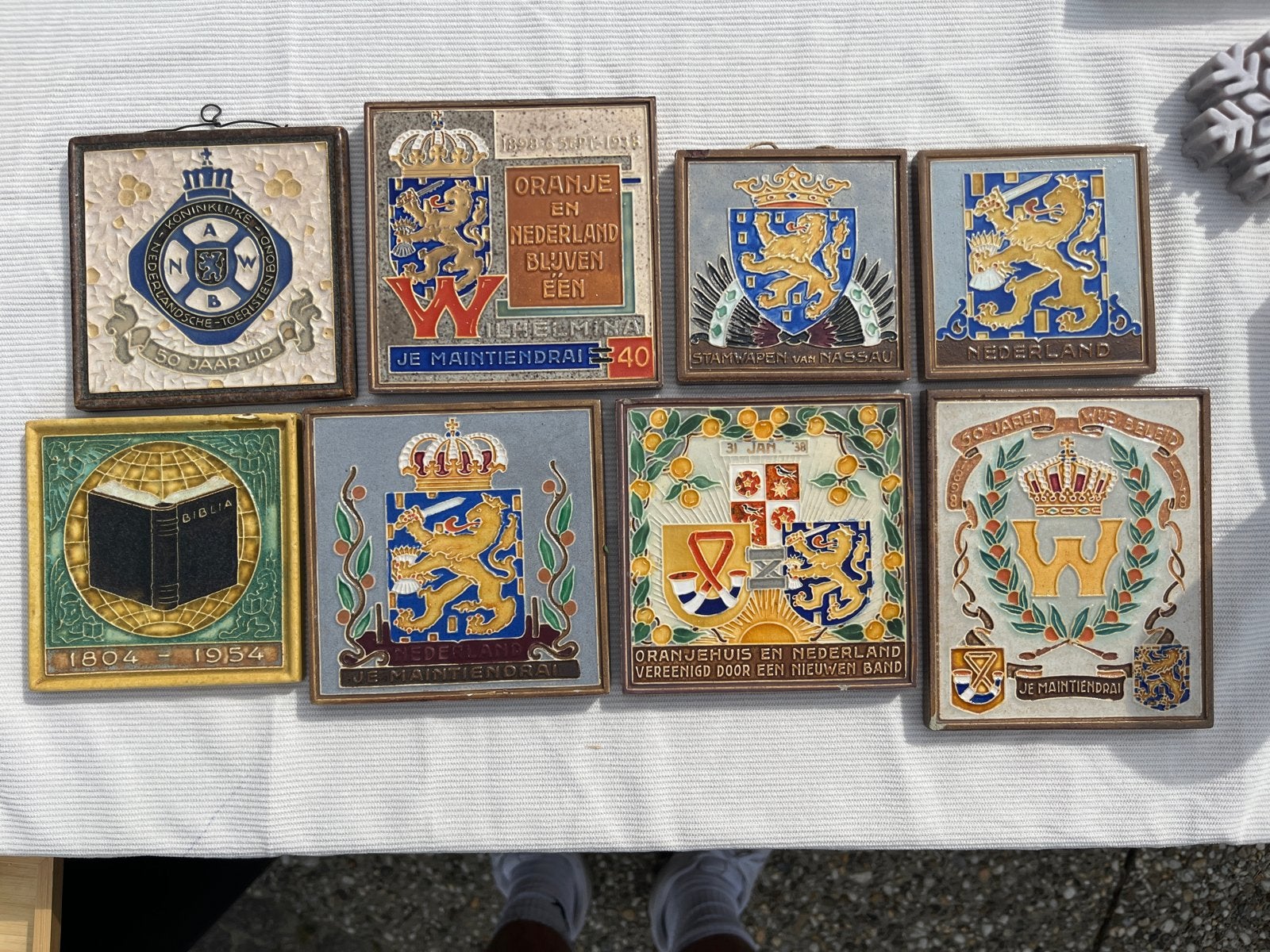 Westraven en Cloisonné Tegels - Koninklijk Huis Collectie, Ophalen of Verzenden