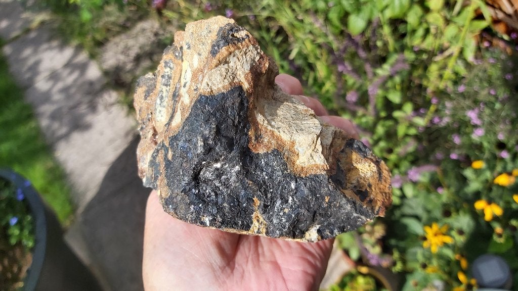 RB254 Sfaleriet Peyrebrune Frankrijk verzameling collectie, Ophalen of Verzenden, Mineraal