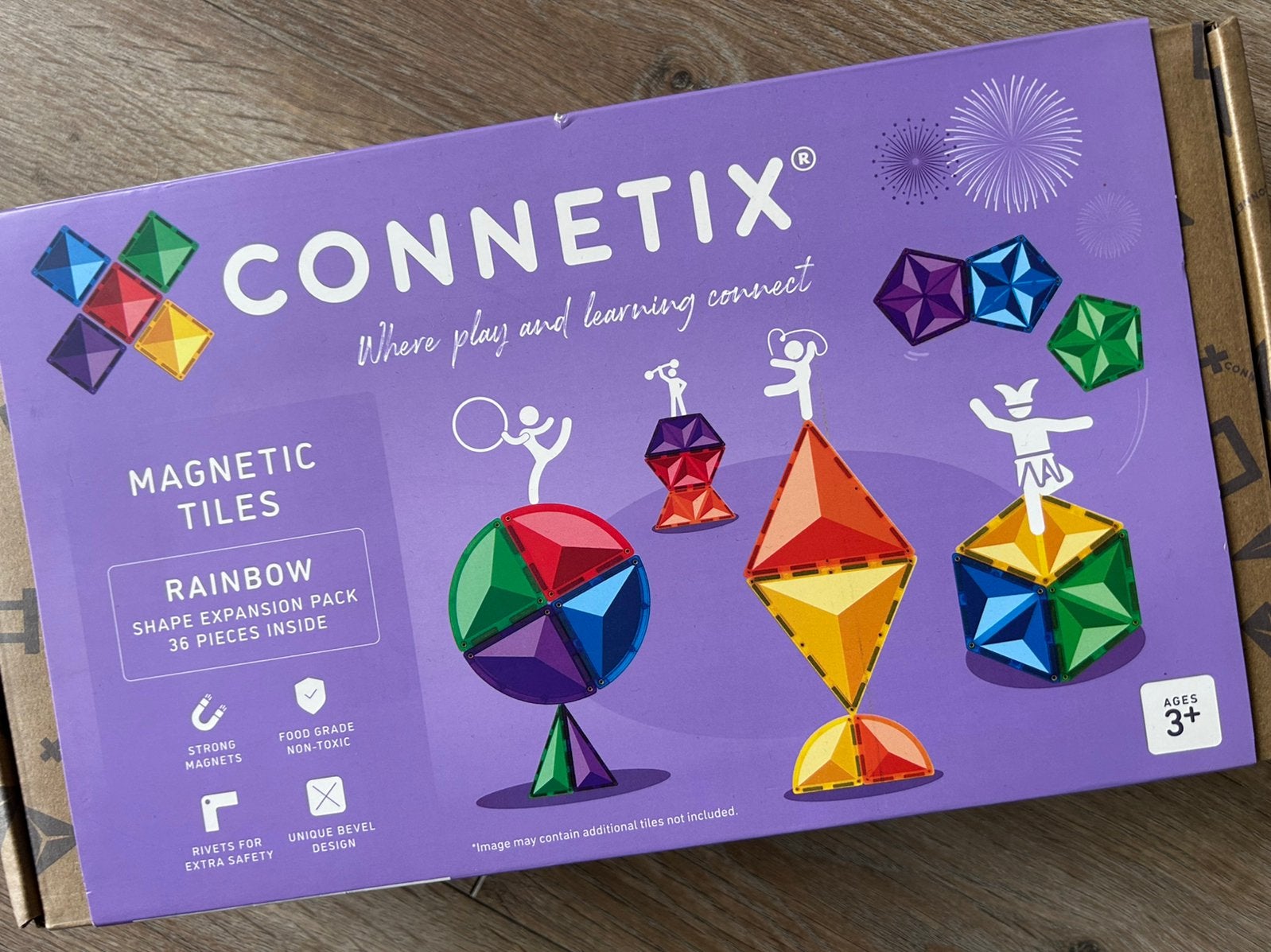 Connetix rainbow expansion pack 36 stuks, Ophalen of Verzenden, Nieuw, Overige merken