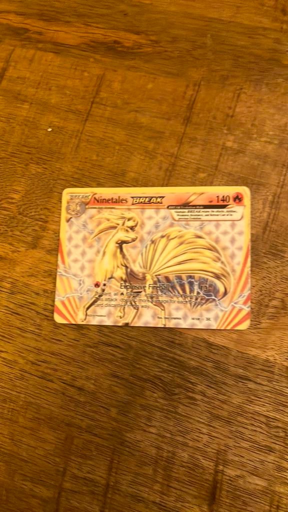 Ninetales break, Verzamelen, Telefoonkaarten, Ophalen of Verzenden