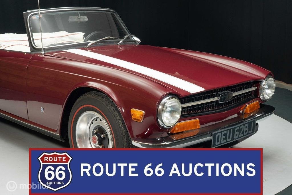 Triumph TR6 | 1971 | Route 66 Auctions, Overige carrosserieën, Triumph, Zwart, Bedrijf