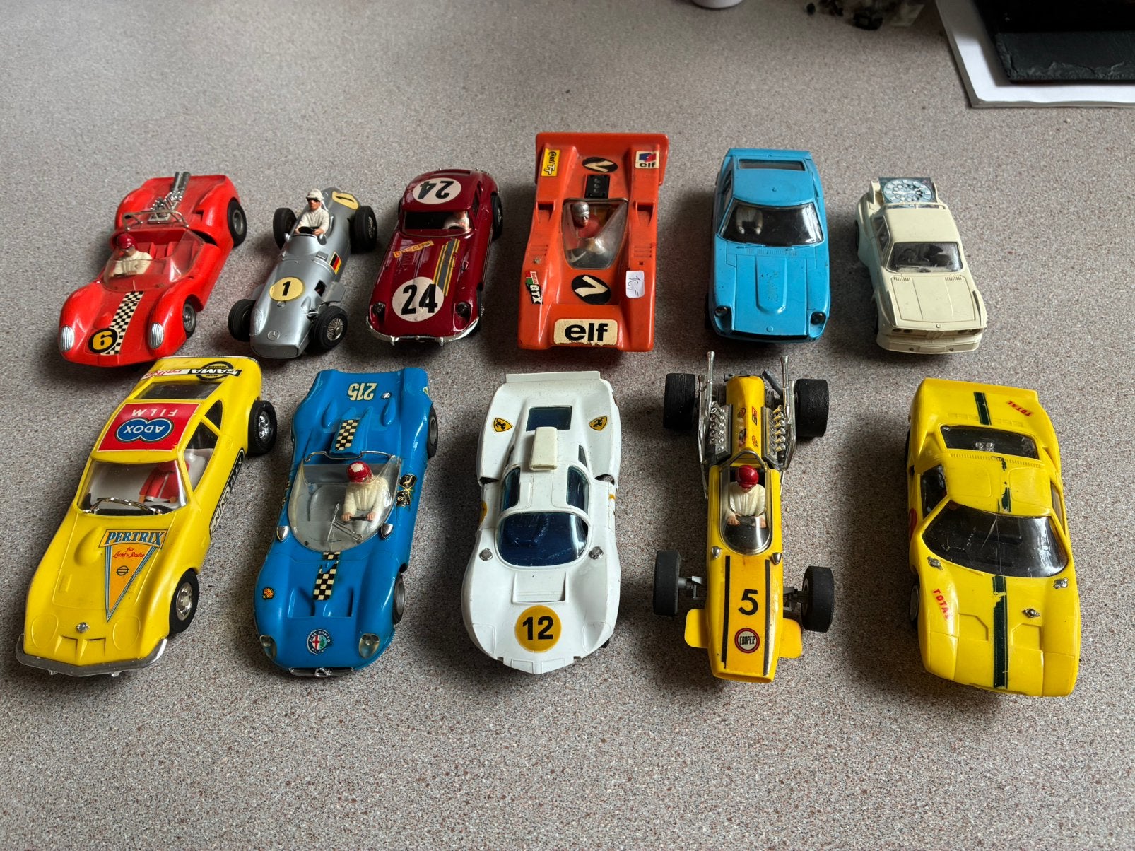 1:32 slotcars racebaan… allerlei merken, Ophalen of Verzenden, Zo goed als nieuw, Elektrisch, Fleischmann
