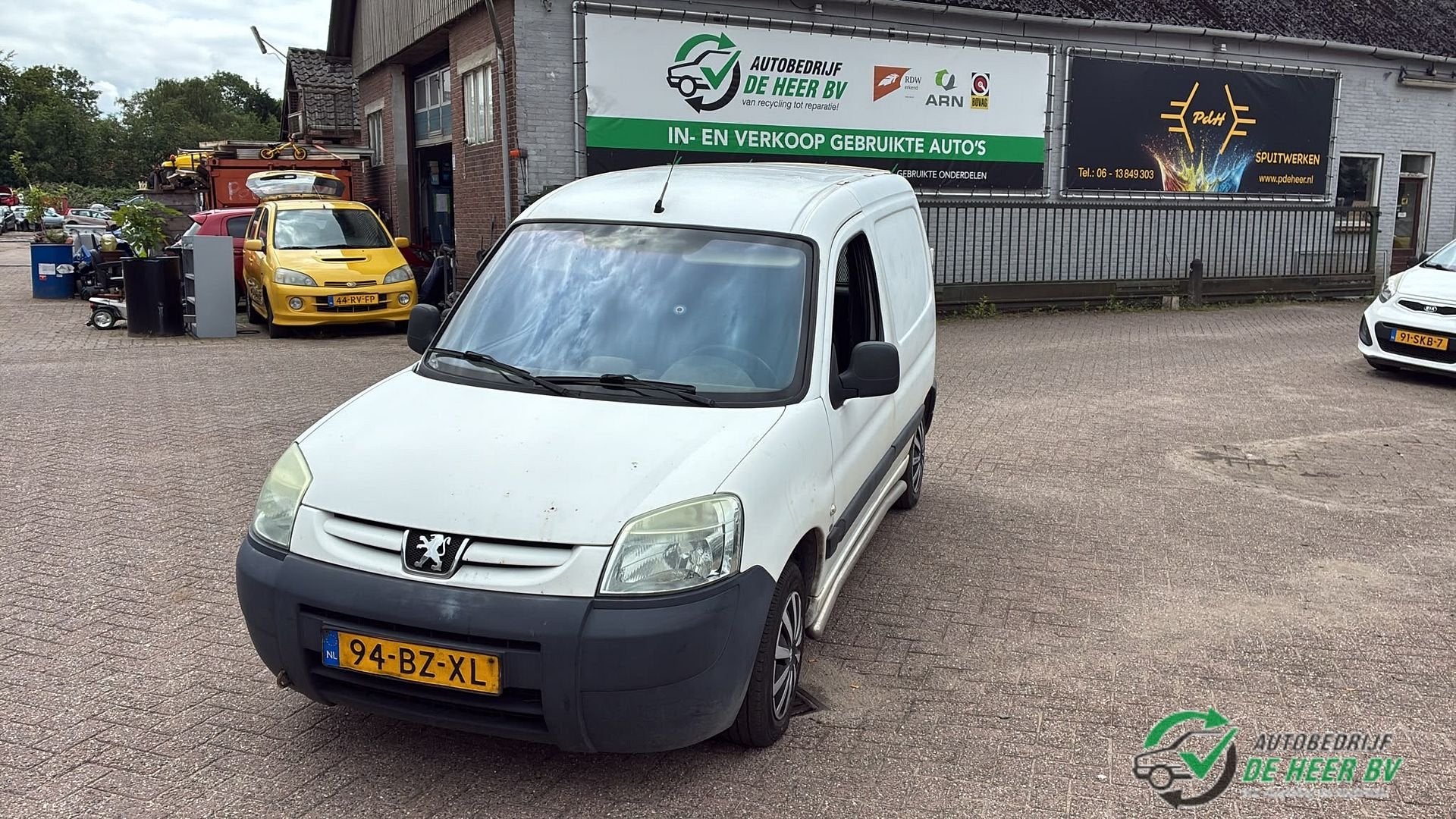 Peugeot, Auto's, Wit, Bedrijf, Te koop, Trekhaak