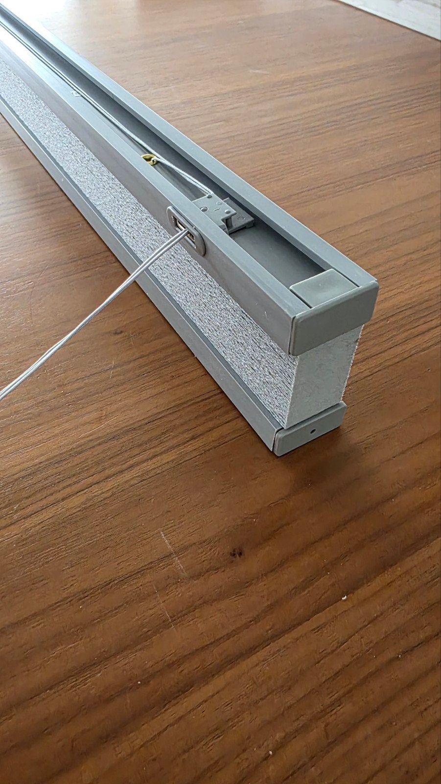 Plisegordijn 100x180 licht grijs 2st., Ophalen, Lichtdoorlatend, 180 cm, Nieuw