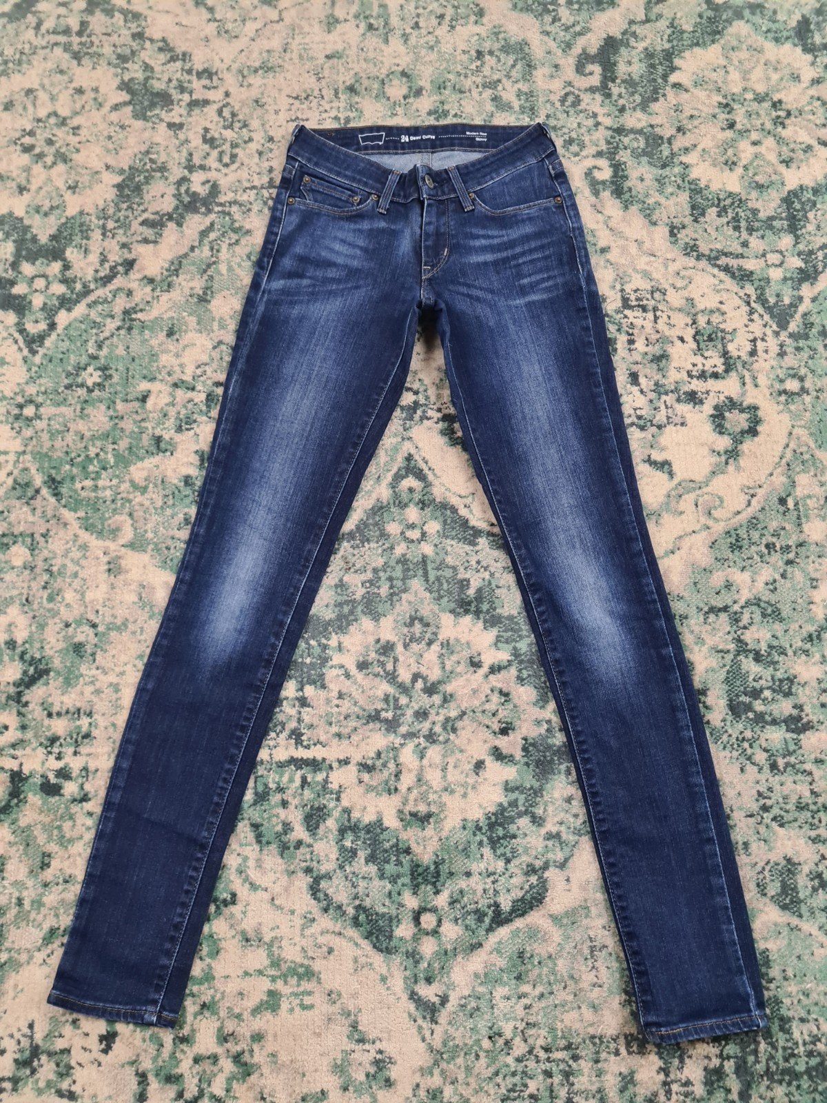 Levi’s denim curve modern rise skinny W24 L32 Tulsi2432, Blauw, Ophalen of Verzenden, Zo goed als nieuw, W30 - W32 (confectie 38/40)