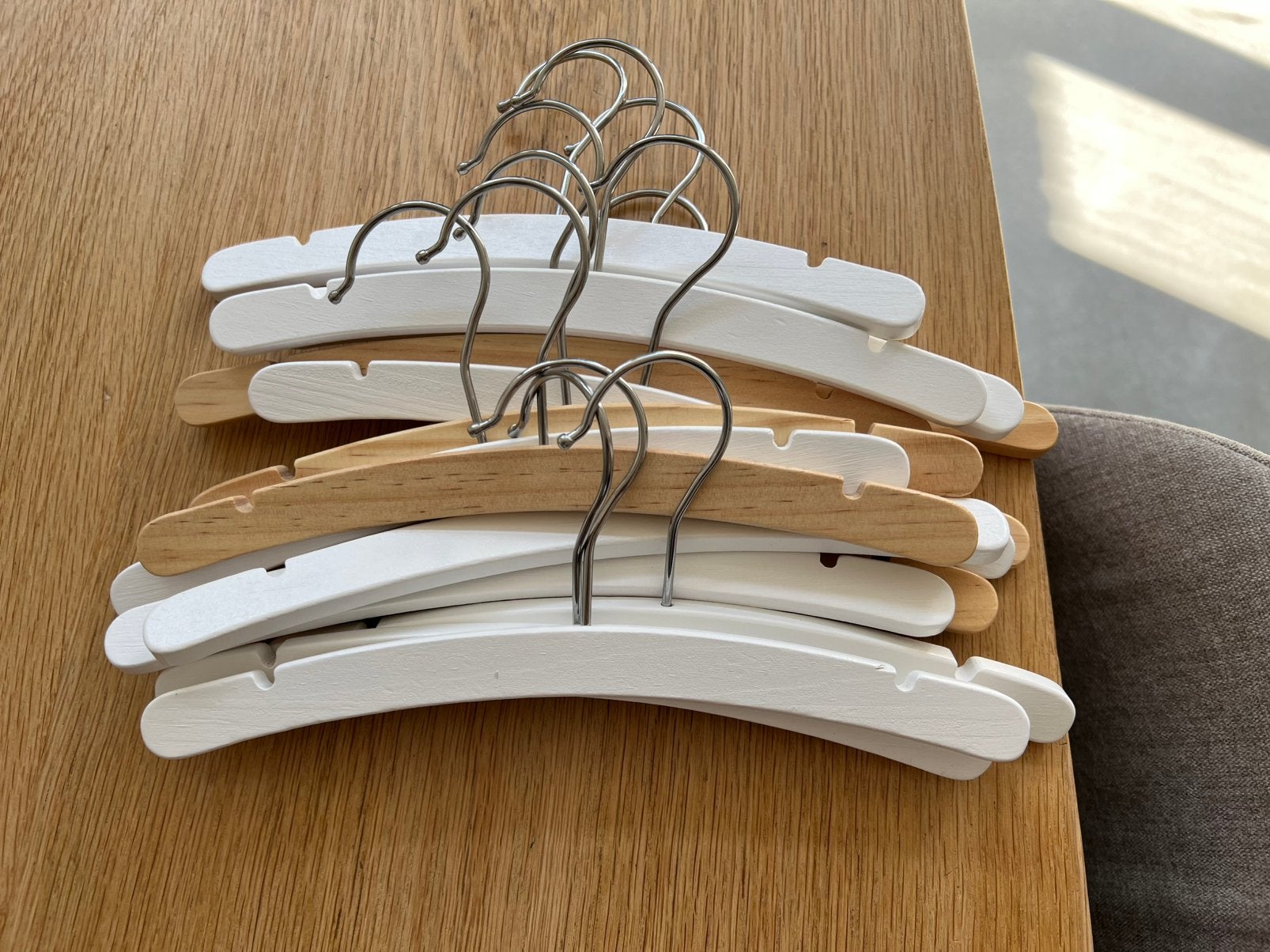 Kledinghangers baby 16 stuks, Ophalen, Zo goed als nieuw, Hout, Kinderen